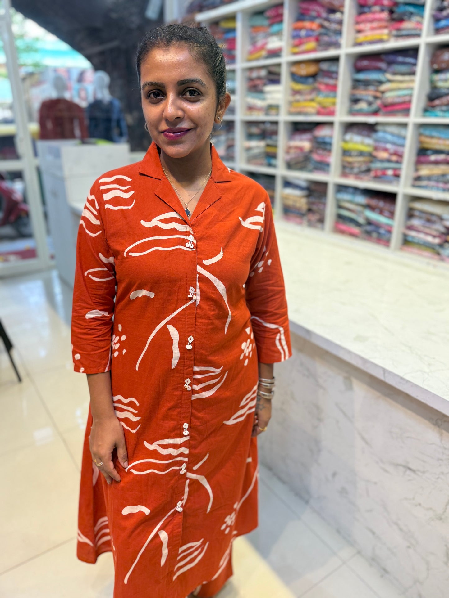 Rust Cotton Co-ords set