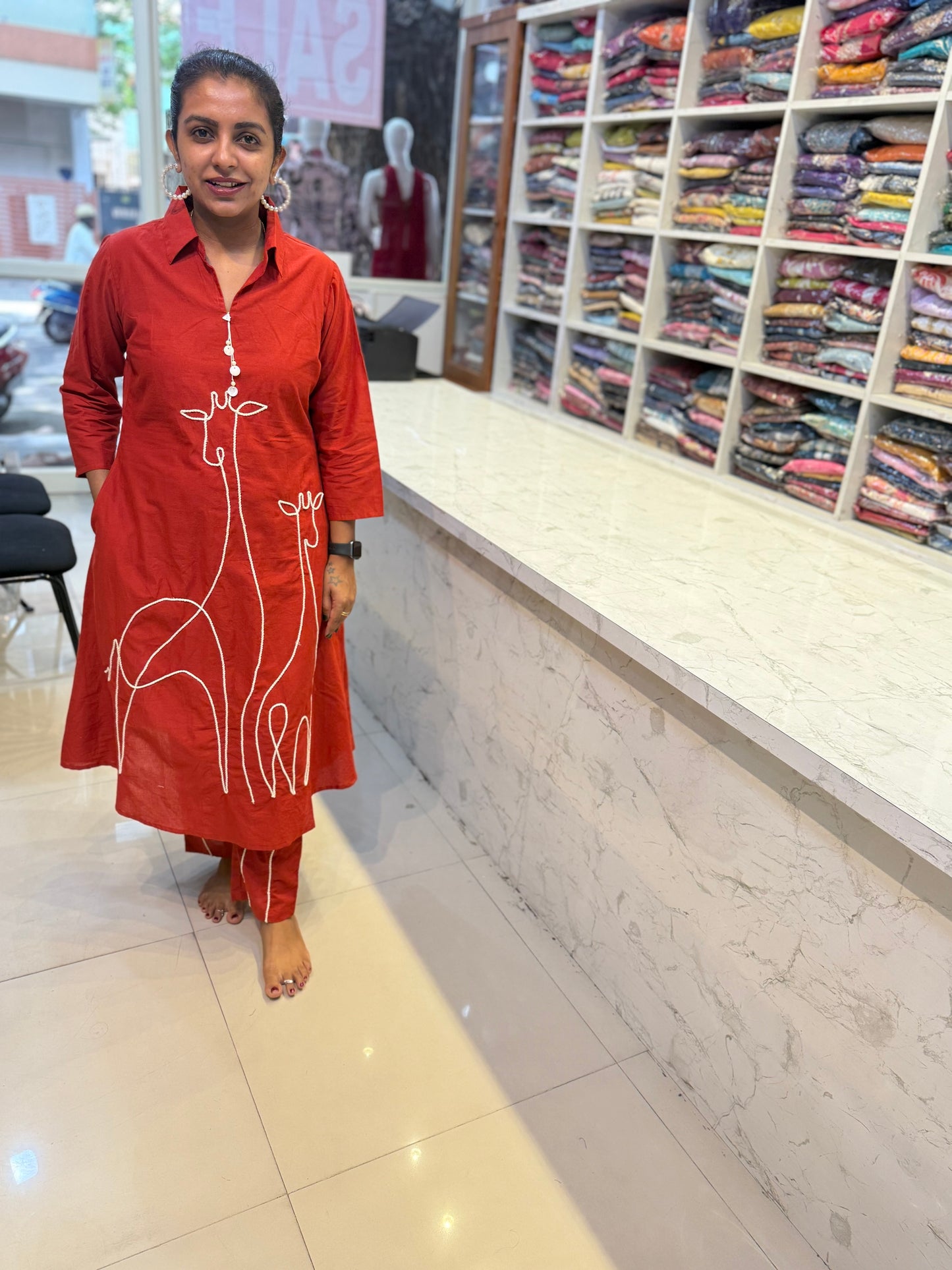 Giraffe Cotton Co-ords Set