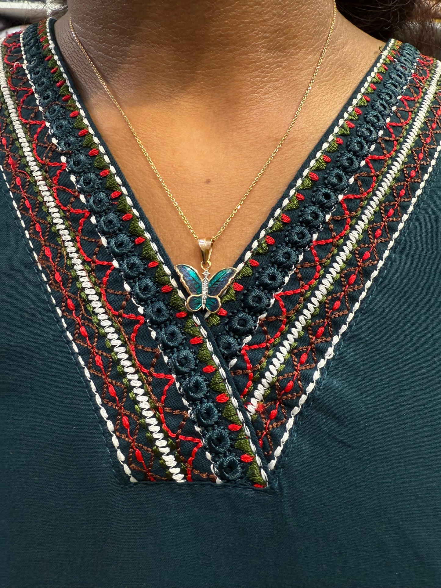 Two Sides Embroidery Pockets Pure Cotton Flex Co-Ords