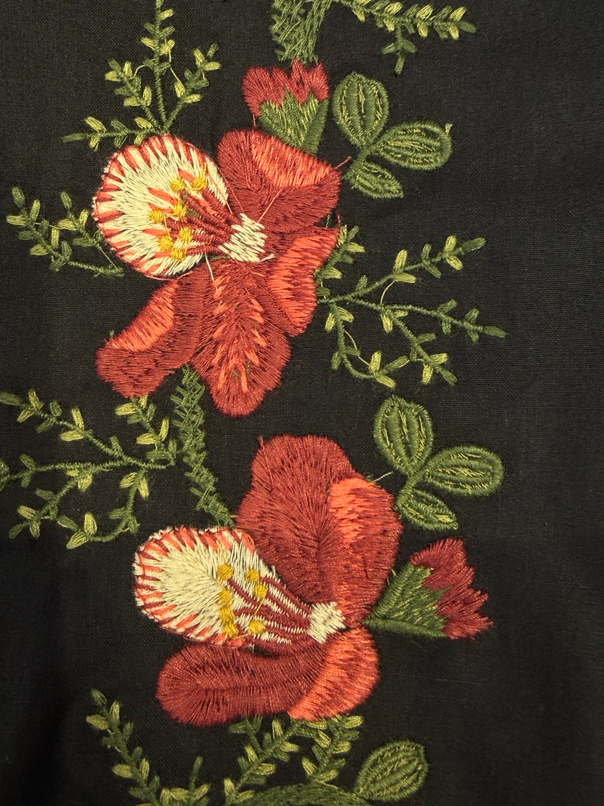 Designer Wear Floral Embroidery Pure Cotton Co-ords Set -HSC1286