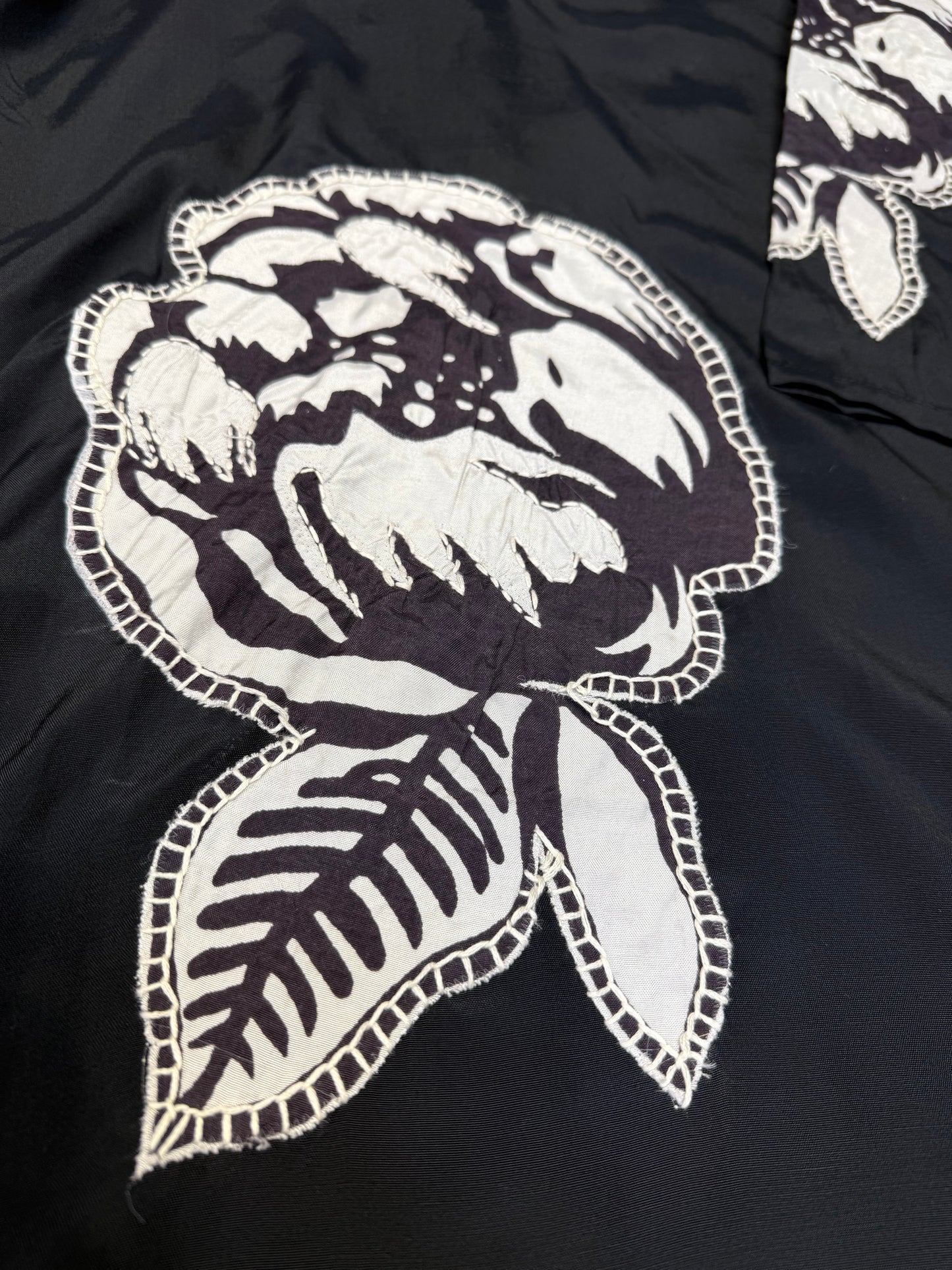 Black Russian Silk Short Top