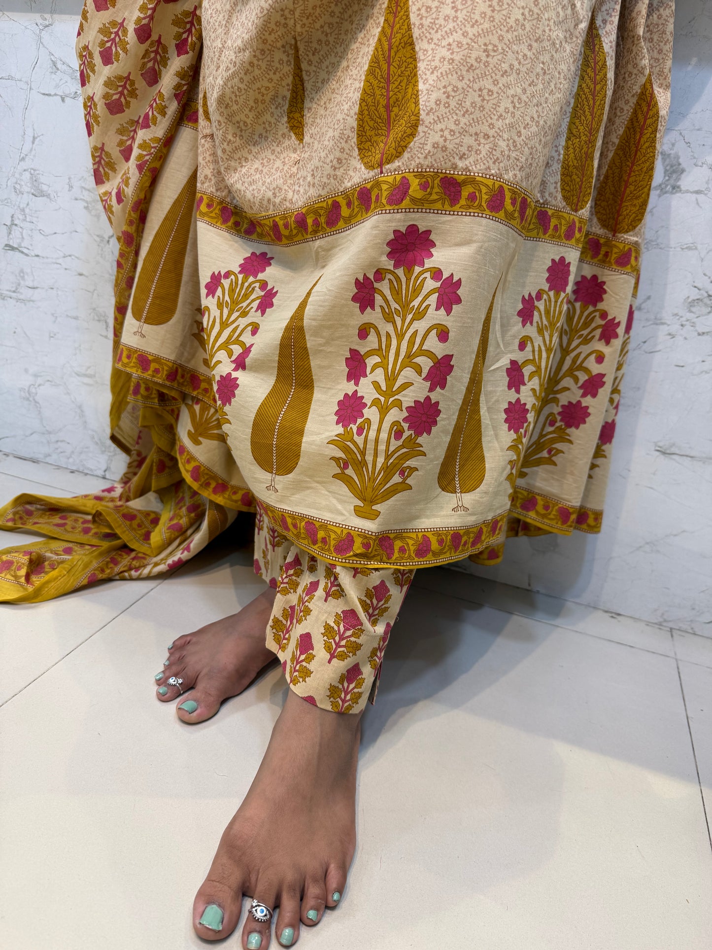 Anarkali Cotton Salwar Suit