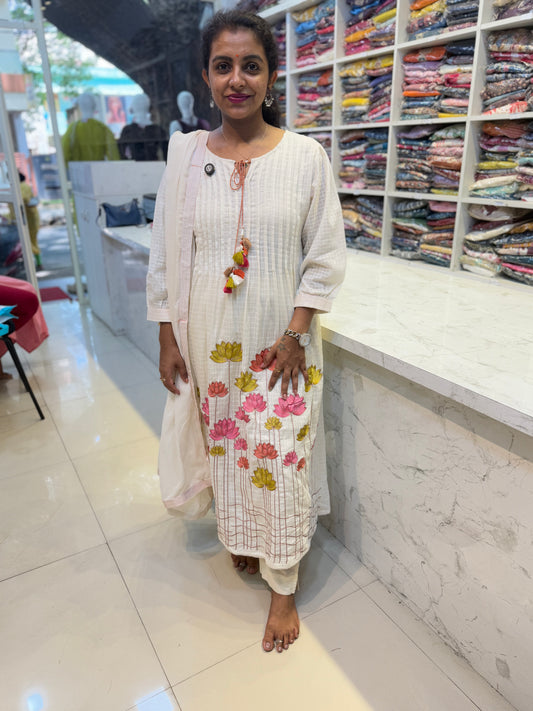 Cotton Anarkali set