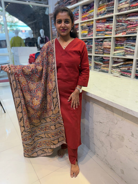 Kalamkari Cotton Salwar set