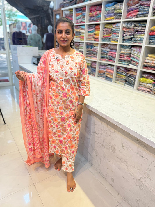 COTTON SALWAR SET
